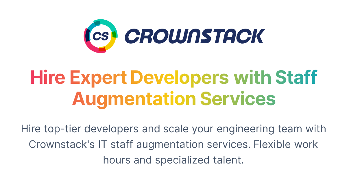 Hire Expert Developers with Staff Augmentation Services